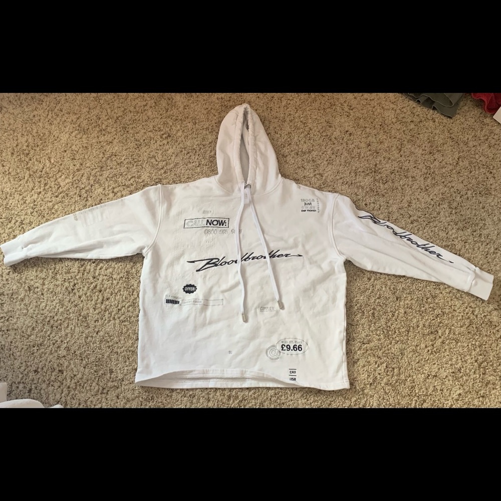 White Blood Brother Hoodie